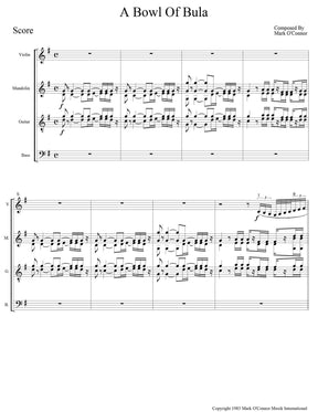 O'Connor - 30-Year Retrospective Coll. 1 for Violin, Mandolin, Guitar, & Bass - Score - Dig. DL