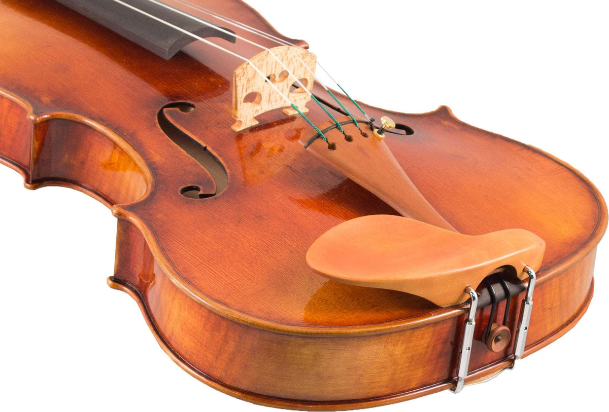 Guarneri Boxwood Viola Chinrest - Rounded Plate