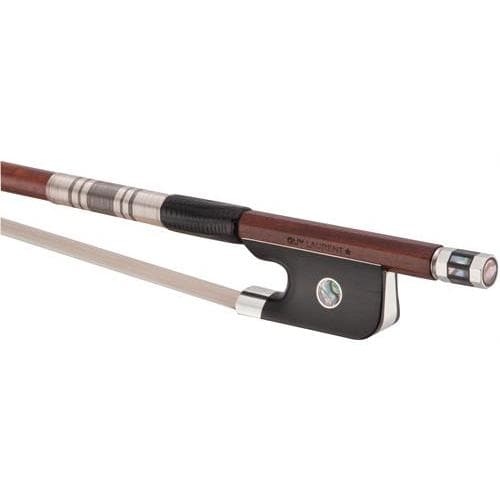 Guy Laurent® Pernambuco 1 Star Cello Bow - 4/4 size - Silver Mounted