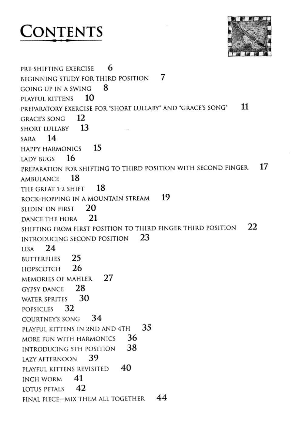Kinnard, Katherine Bird - Easy Songs for Shifting in the First Five Positions - Violin - Summy Birchard, Inc