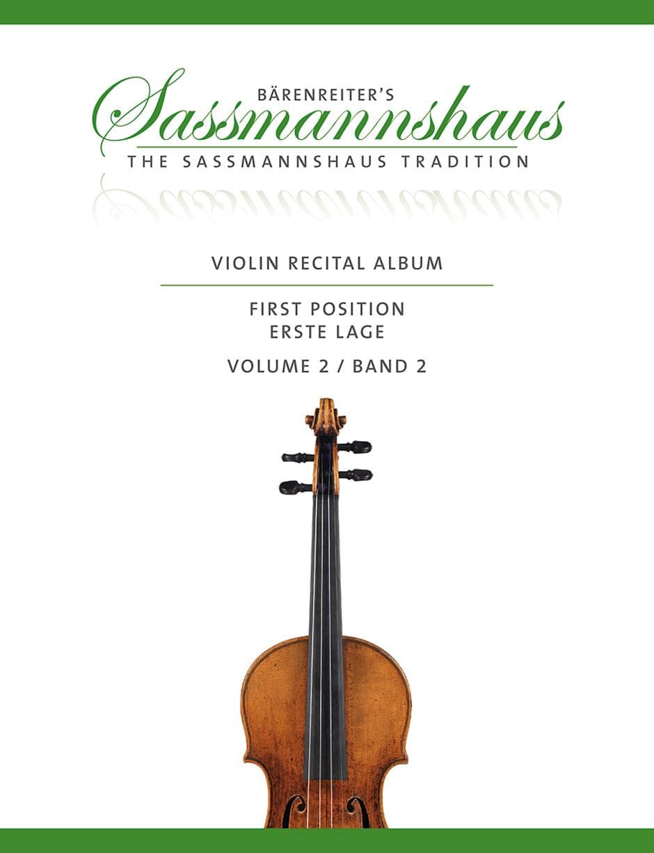 Sassmannshaus, Kurt and Christoph and Lusk, Melissa - Violin Recital Album, Volume 2: First Position - for Violin, Violin and Piano, or Violin Duet - Barenreiter