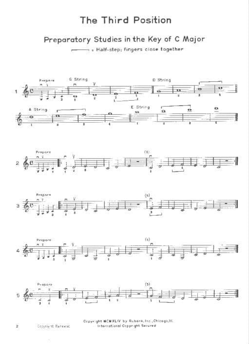 Introducing the Positions, Volume 1 - Violin - edited by Harvey Whistler - Rubank Edition