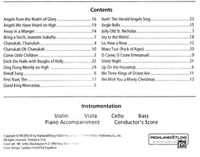 O'Reilly, John - Christmas and Chanukah Ensembles Violin Published by Neil A Kjos Music Company