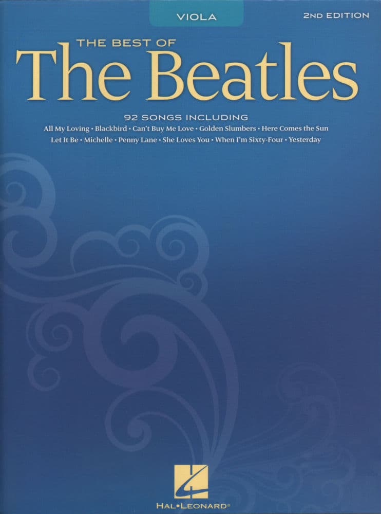 The Best of the Beatles: 89 Songs - Viola solo - Hal Leonard Publication