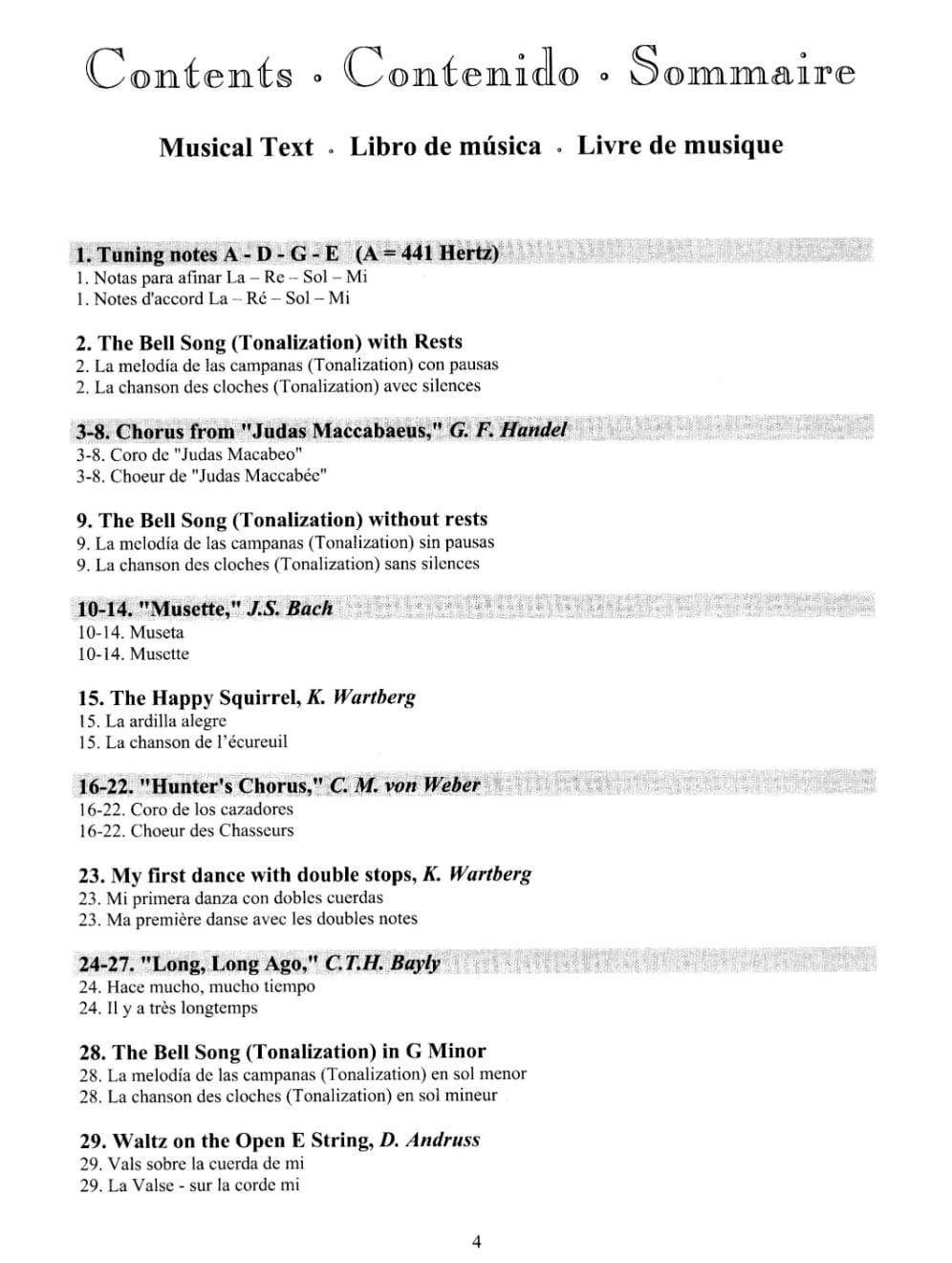 Step by Step Volume 2A CD Only (Mother Tongue Method) Arranged by Kerstin Wartberg For Violin Published by Alfred Music Publishing