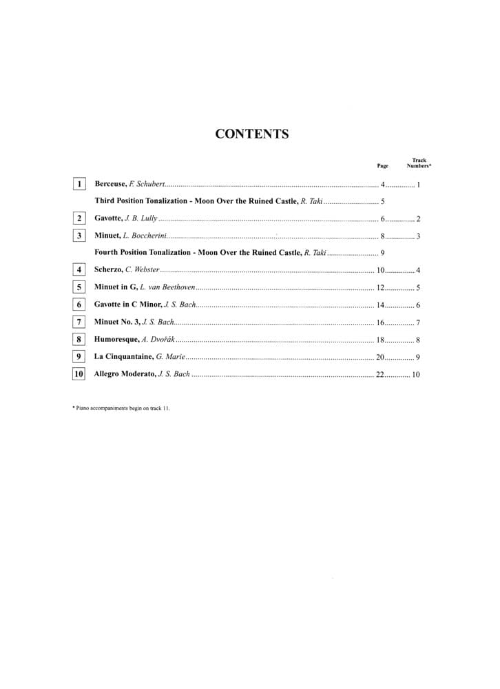 Suzuki Cello School Method Book and CD, Volume 3, Performed by Tsutsumi