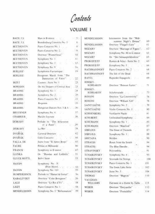 Orchestral Excerpts, Volume 1 - Violin - edited by Josef Gingold - International Music Company