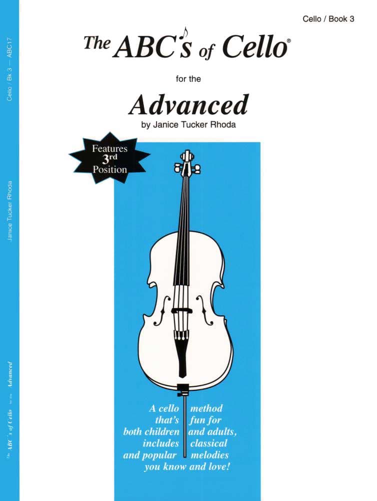 Cello Sheet Music & Advanced Techniques Rhoda Book