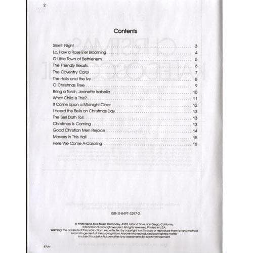 Frost, Robert S - Christmas Kaleidoscope, Book 2 - Violin - Neil A Kjos Music Co