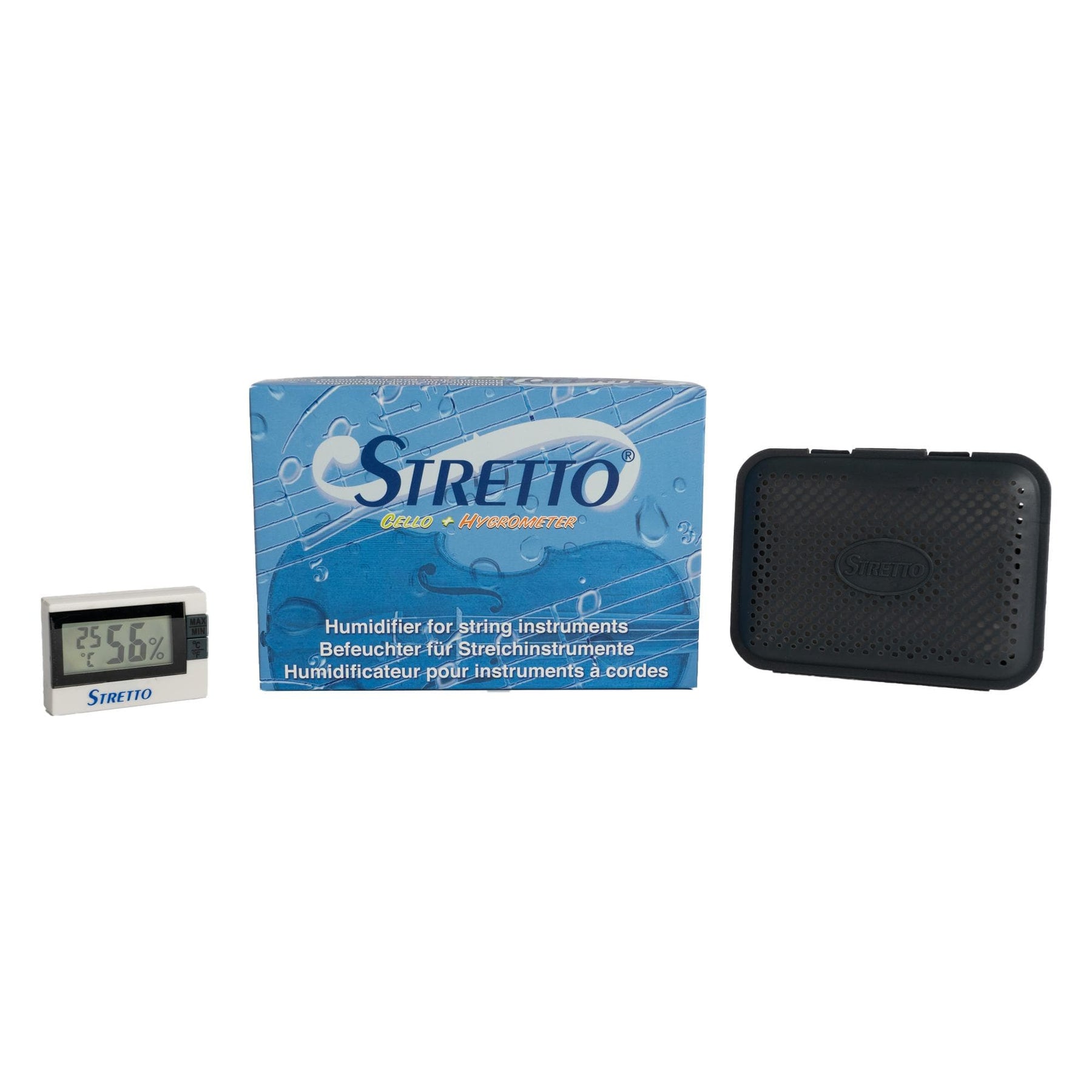 Stretto® Humidifier with Hygrometer for Cello