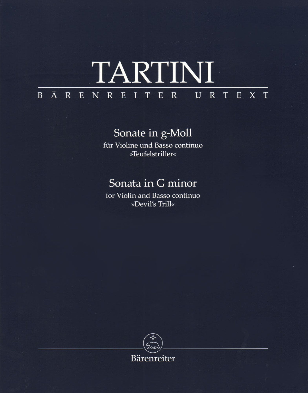 Tartini, Giuseppe - Sonata in G minor (