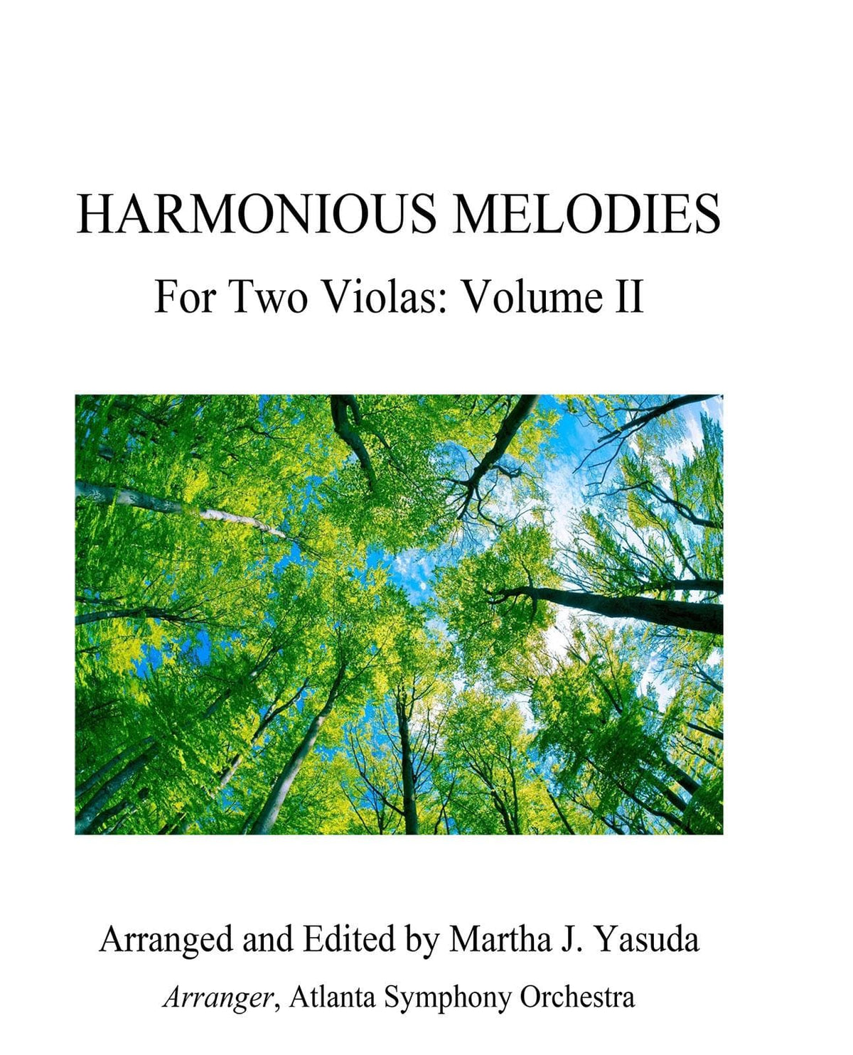 Yasuda, Martha - Harmonious Melodies Volume 2 For Two Violas- Digital Download
