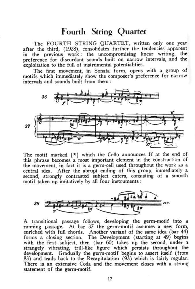 Bartók, Béla - String Quartets Nos 1-6 - Study Score - Boosey & Hawkes Edition