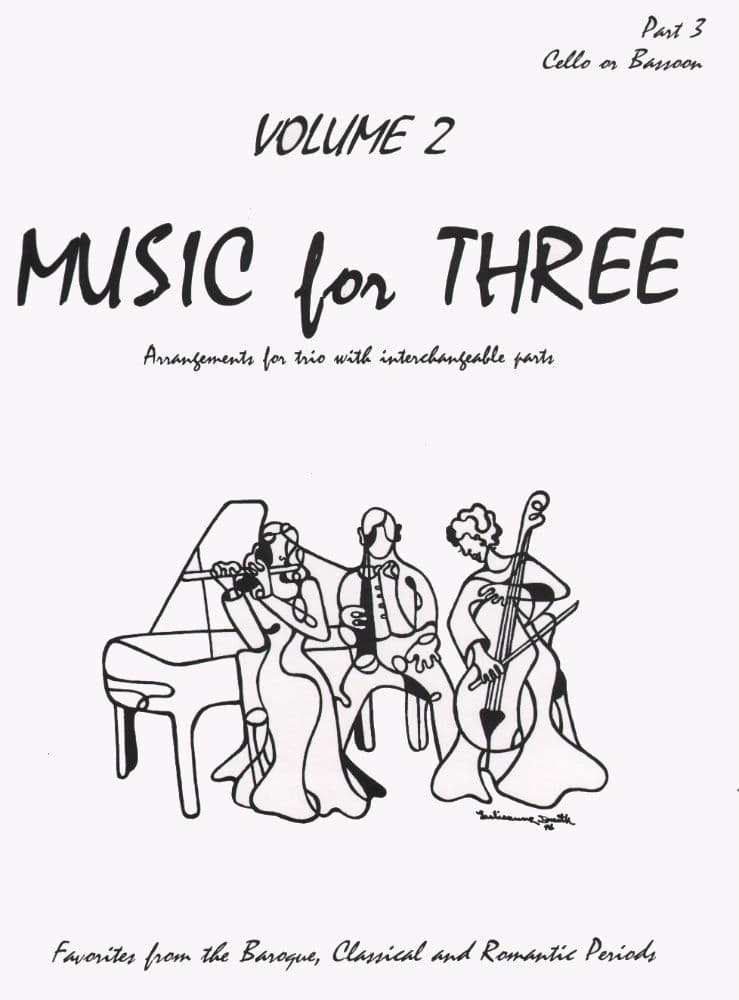 Music for Three Volume 2 Part 3 for Cello and Bassoon Published by Last Resort Music