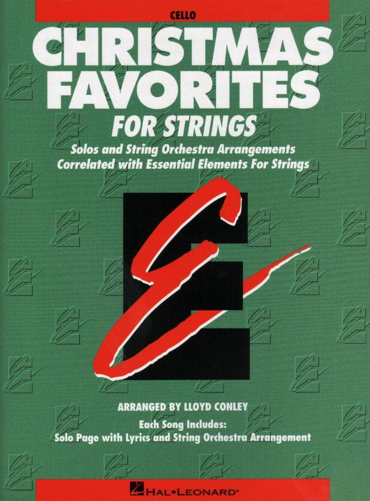 Christmas Favorites for Strings Book for Cello