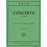 Lalo, Edouard - Concerto in d minor - Cello and Piano - edited by Leonard Rose - International Music Co