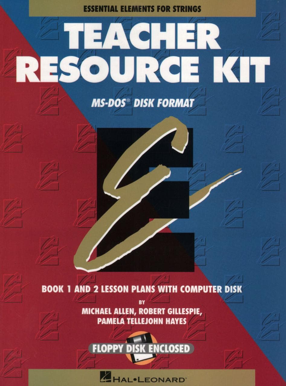 Essential Elements For Strings, Books 1 and 2 - Teacher Resource Kit - Book/MS-DOS disk set - by Allen/Gillespie/Hayes - Hal Leonard Publication