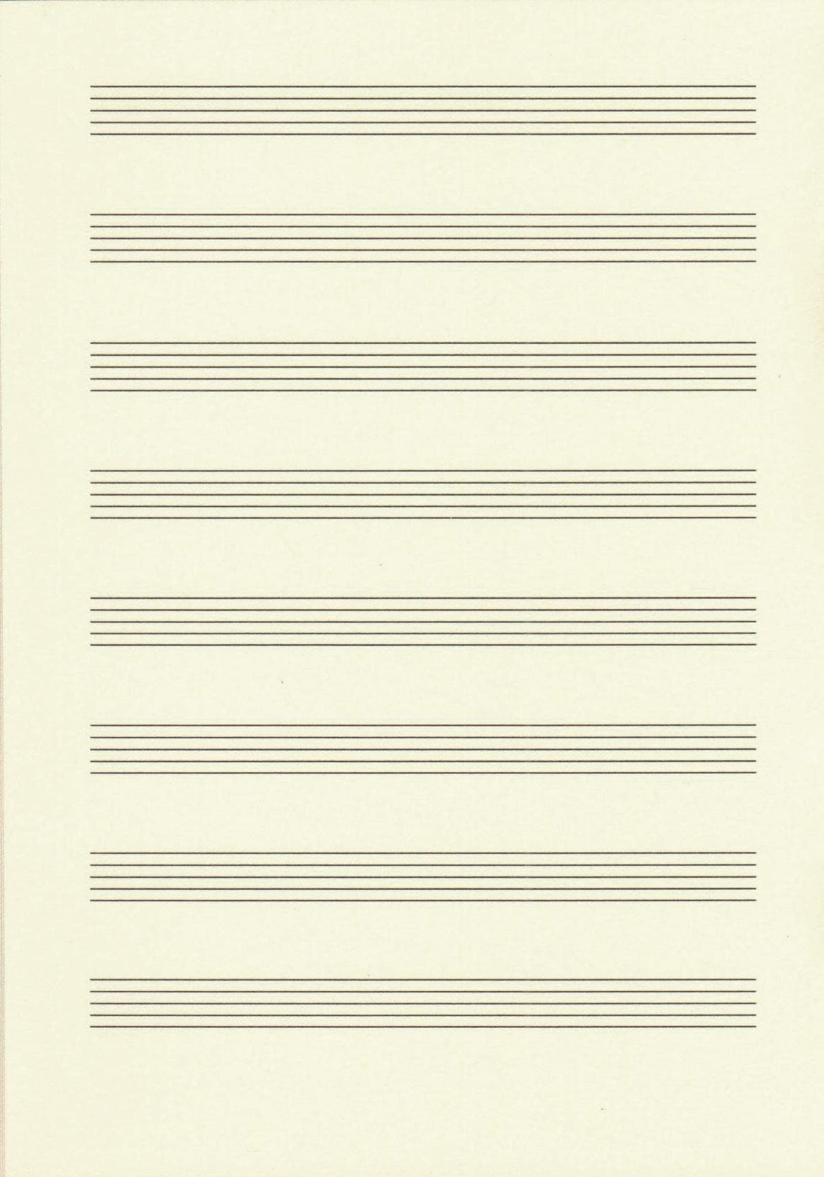 Jotter for Music and Notes - Mini Manuscript Paper - 4" x 5.75" - 32 pages - G. Henle Verlag