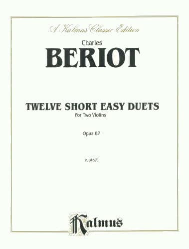 Easy Violin Duets: Beriot Op. 87 Sheet Music