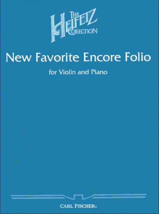 Heifetz's New Favorite Encore Folio: Violin Piano