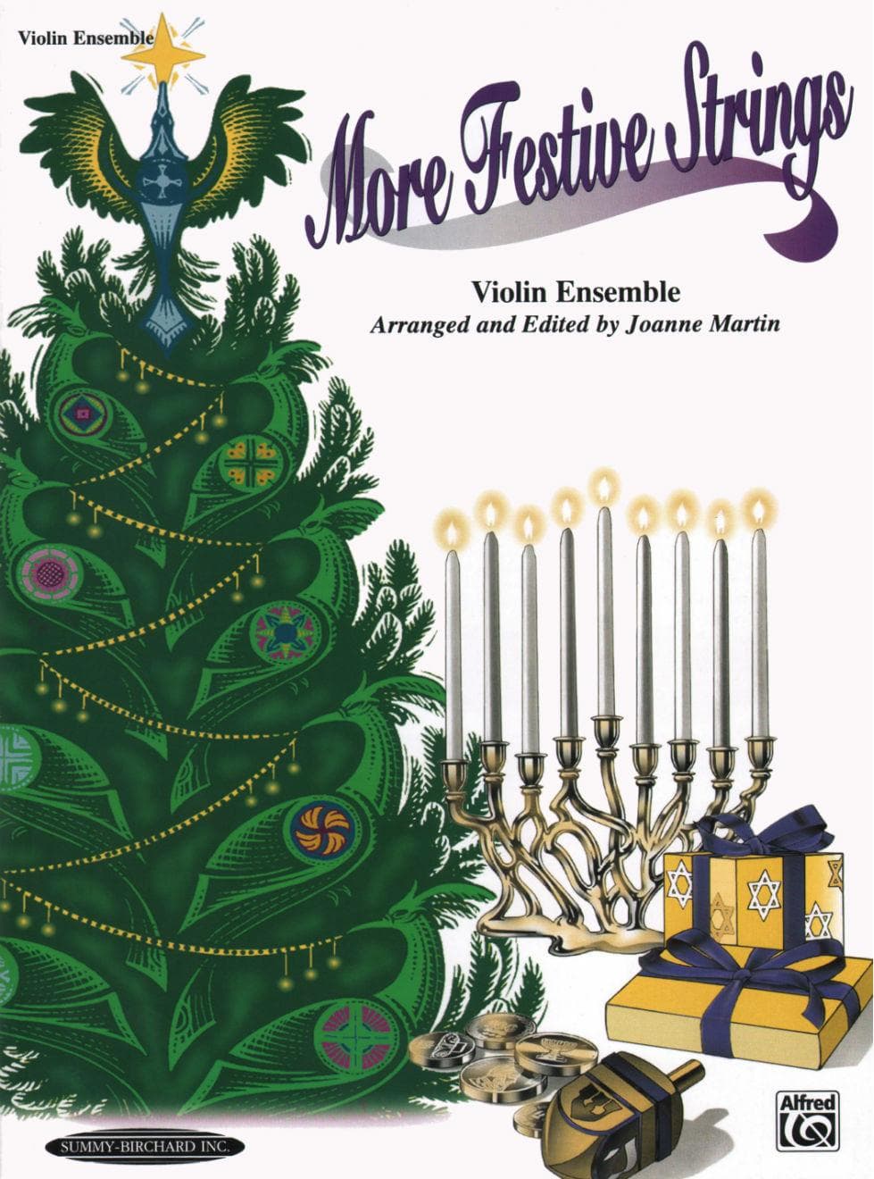 Martin, Joanne - More Festive Strings for Violin Ensemble - Four Violins - Alfred Music Publishing