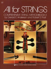 All For Strings Comprehensive String Method - Book 3 for Viola by Gerald E Anderson and Robert S Frost