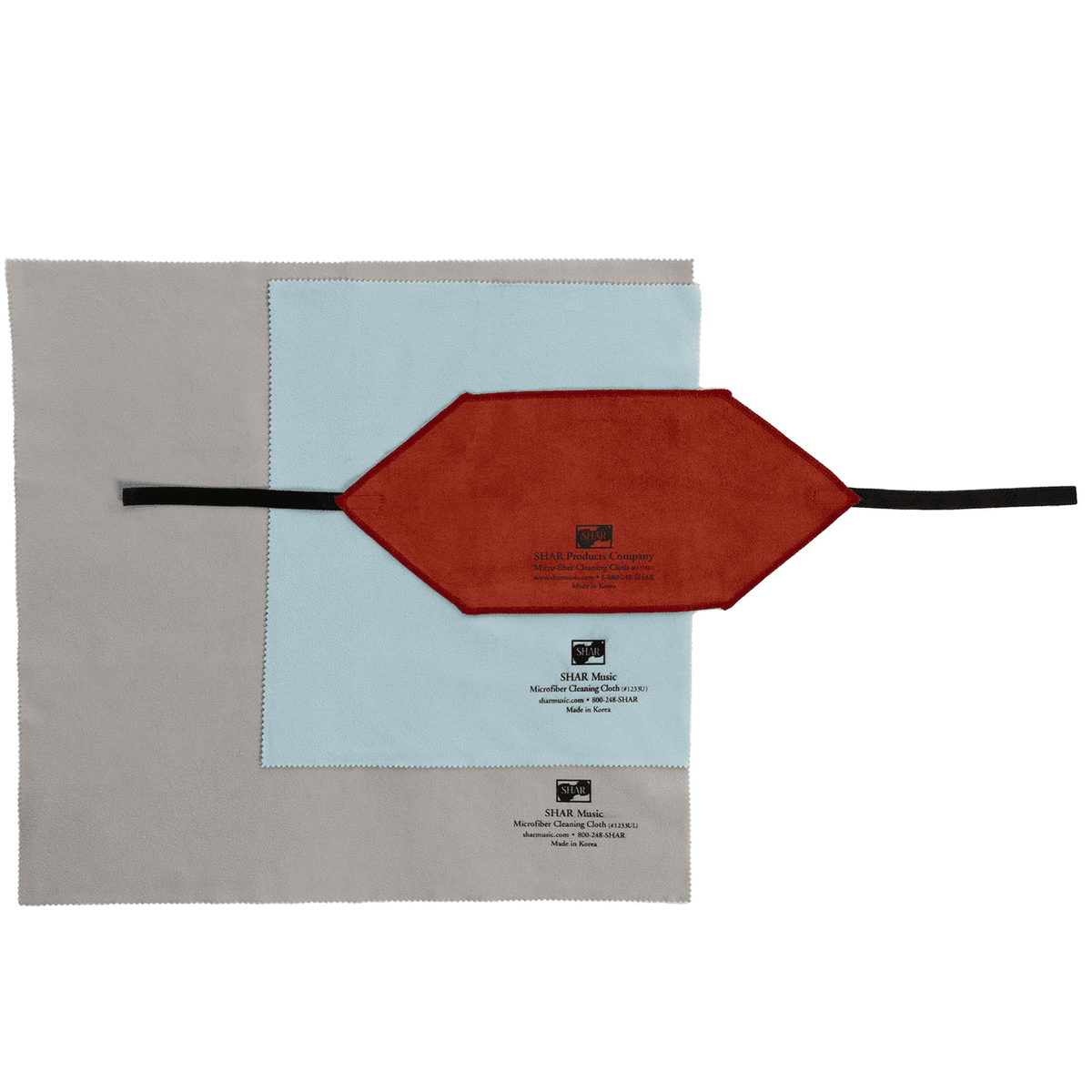 Shar Music Tapered Cleaning Cloth Deluxe Bundle