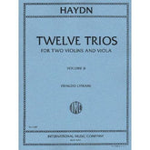Haydn, Franz Joseph - Twelve Trios, Volume 2 - Two Violins and Viola - edited by Waldo Lyman - International Edition