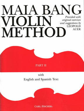 Bang, Maia - Violin Method, Book 2 (English and Spanish Text) - Carl Fischer Edition