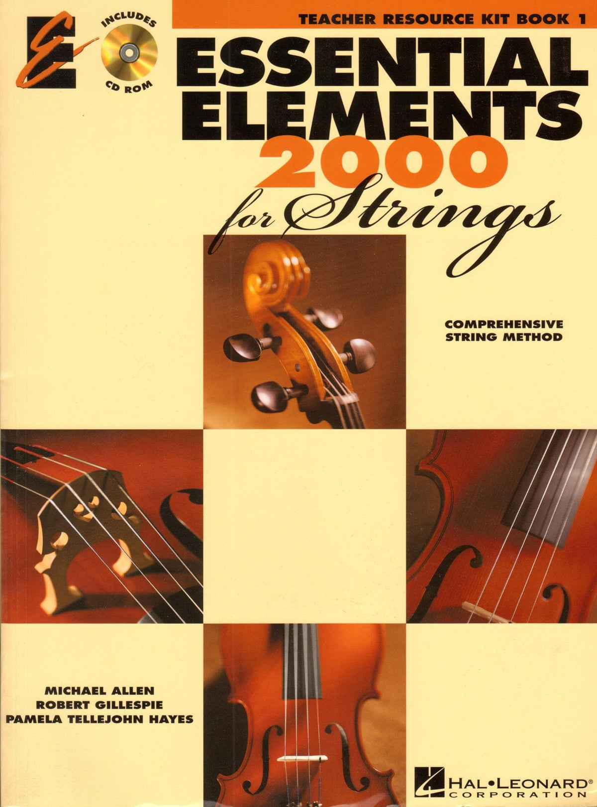 Essential Elements 2000 for Strings - Teacher Resource Kit Book 1 - Book/CD-ROM set - by Allen/Gillespie/Hayes - Hal Leonard Publication