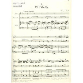Haydn, Franz Joseph - Piano Trios, Volume 1 - Violin, Cello, and Piano - edited by Wolfgang Stockmeier - G Henle Verlag URTEXT