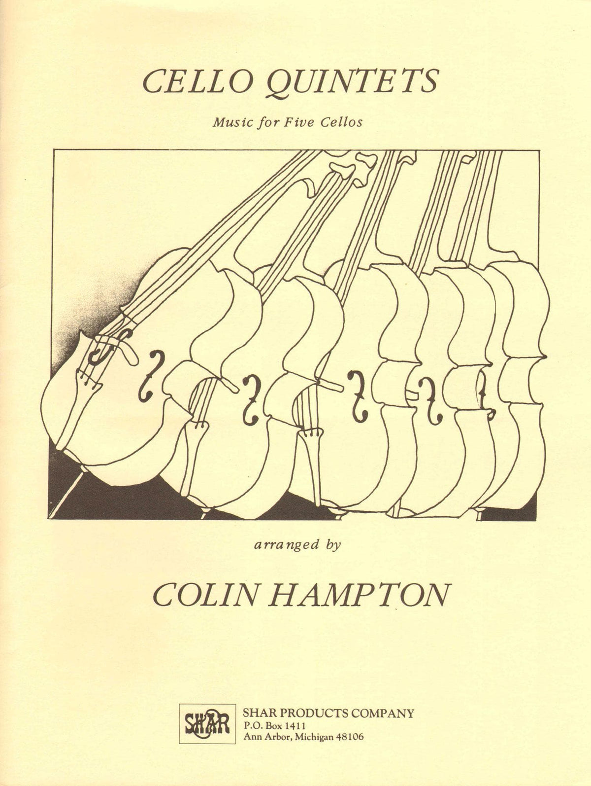 Hampton, Colin - Cello Quintets - Five Cellos - Spruce Publications