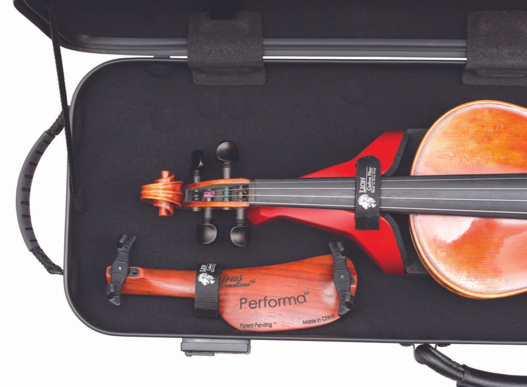 Lion Model 1800 Carbon Fiber Violin Case