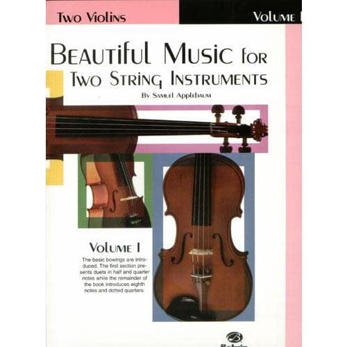Applebaum, Samuel - Beautiful Music for Two Violins, Volume 1 - Belwin-Mills Publication