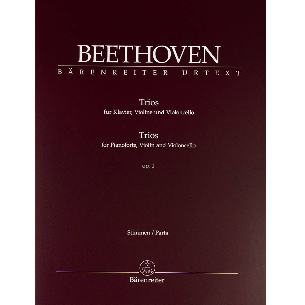 Beethoven, Ludwig van - Trios for Pianoforte, Violin and Violoncello op. 1