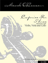 O'Connor, Mark - Caprice for Three for Violin, Viola, and Cello - Score - Digital Download