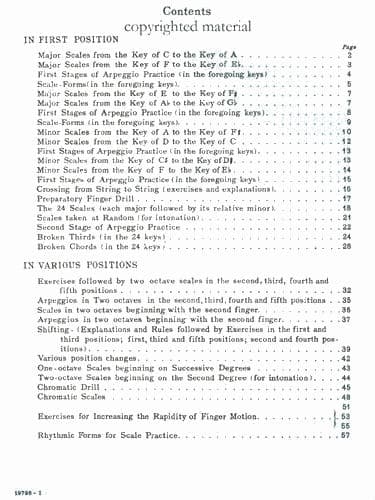 Bytovetski, P - Scale Technique for Violin - Fischer Edition