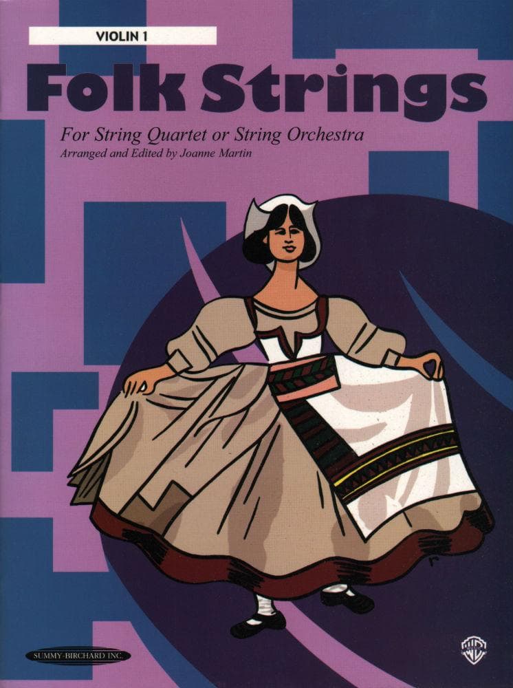 Martin, Joanne - Folk Strings for String Quartet or String Orchestra - Violin 1 part - Alfred Music Publishing