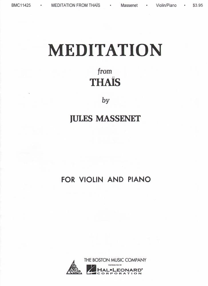 Massenet, Jules - Méditation from