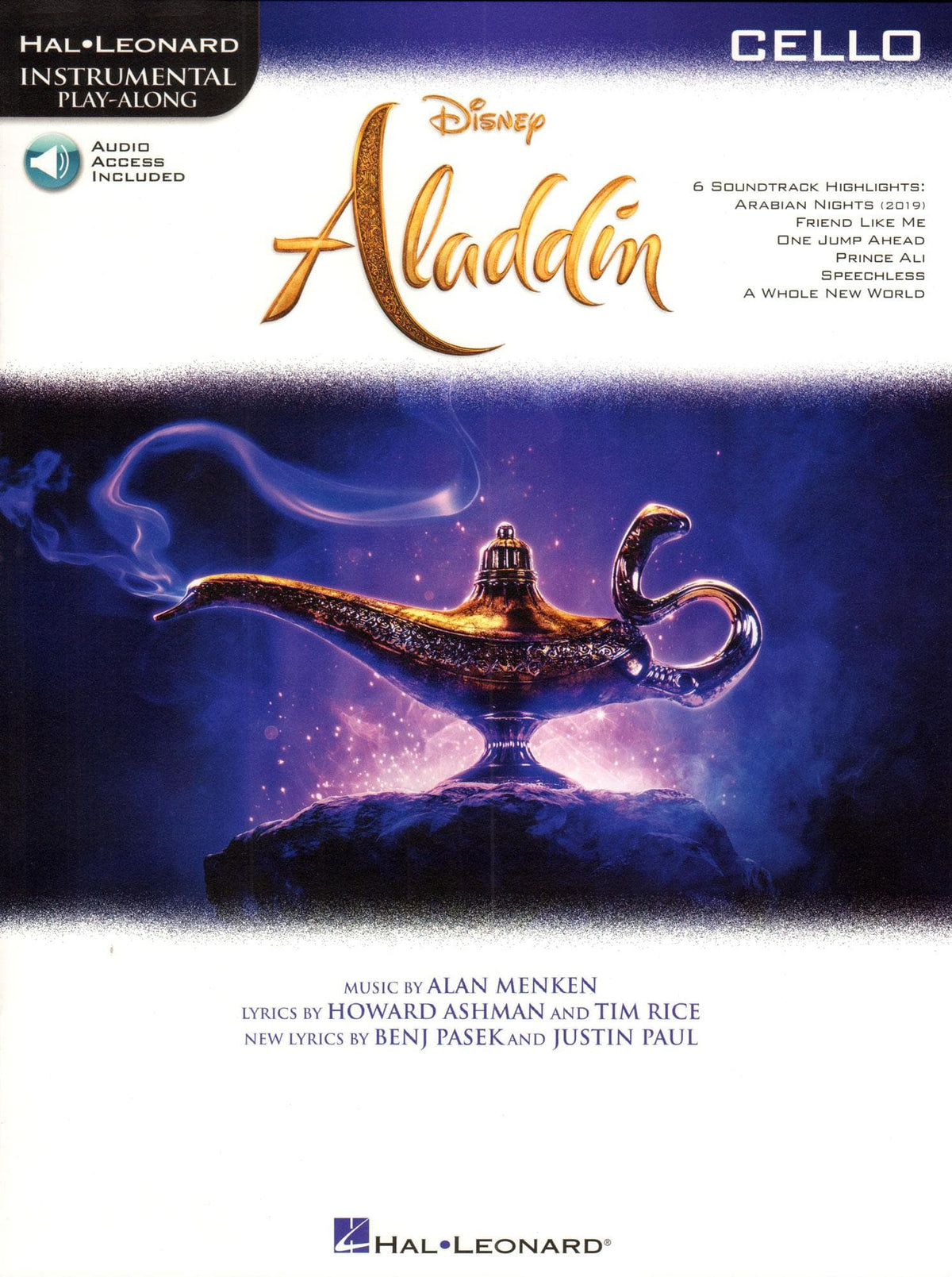 Disney's Aladdin - Instrumental Play-Along - for Cello with Online Audio - Hal Leonard