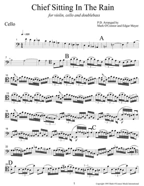 O'Connor, Mark - Chief Sitting In The Rain for Violin, Cello, and Bass - Cello - Digital Download