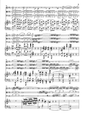 Brahms, Johannes - Piano Quartet No 3 in c minor Op 60 for Violin, Viola, Cello and Piano - Henle Verlag URTEXT Edition