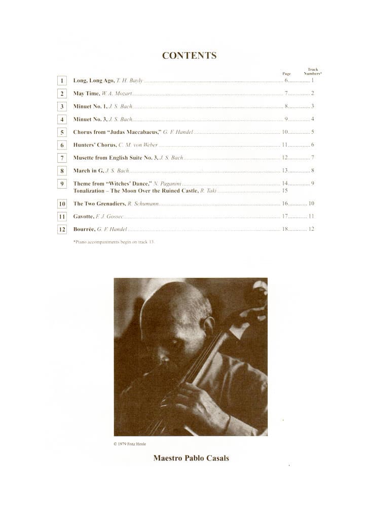 Suzuki Cello School Method Book and CD, Volume 2, Performed by Tsutsumi