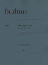 Brahms, Johannes - Piano Quartet No 1 in g minor Op 25 for Violin, Viola, Cello and Piano - Henle Verlag URTEXT Edition