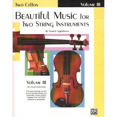 Applebaum, Samuel - Beautiful Music For Two Cellos - Volume 3 - Belwin/Mills Publication