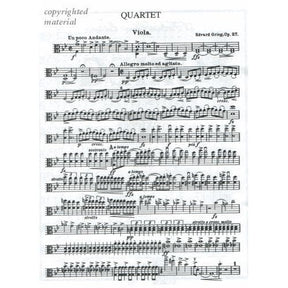 Grieg, Edvard - Quartet No 1 in g minor, Op 27 - Two Violins, Viola, and Cello - Kalmus Edition