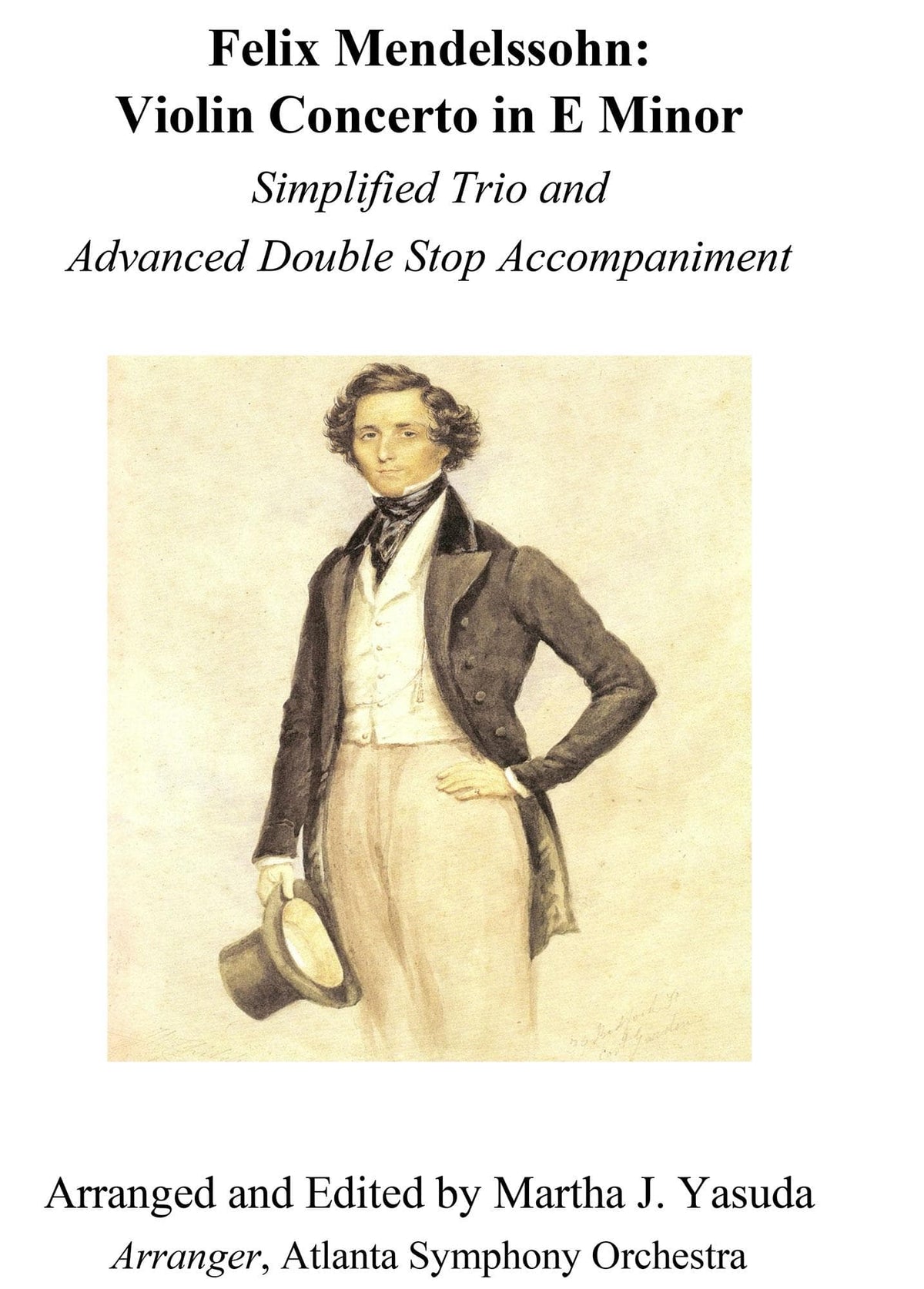 Yasuda - The Mendelssohn Violin Concerto: Trio & Advanced Double Stop Accomp - Dig. Download