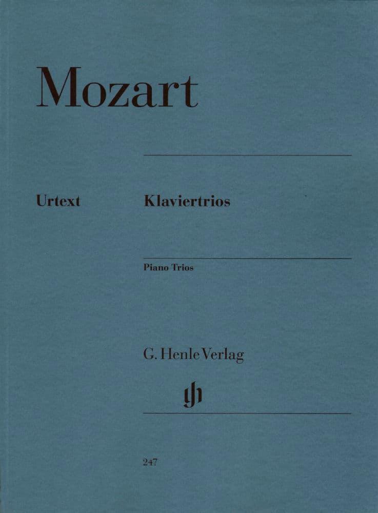 Mozart, WA - Piano Trios - Violin, Cello, and Piano - edited by Ernst Herttrich - G Henle Verlag URTEXT