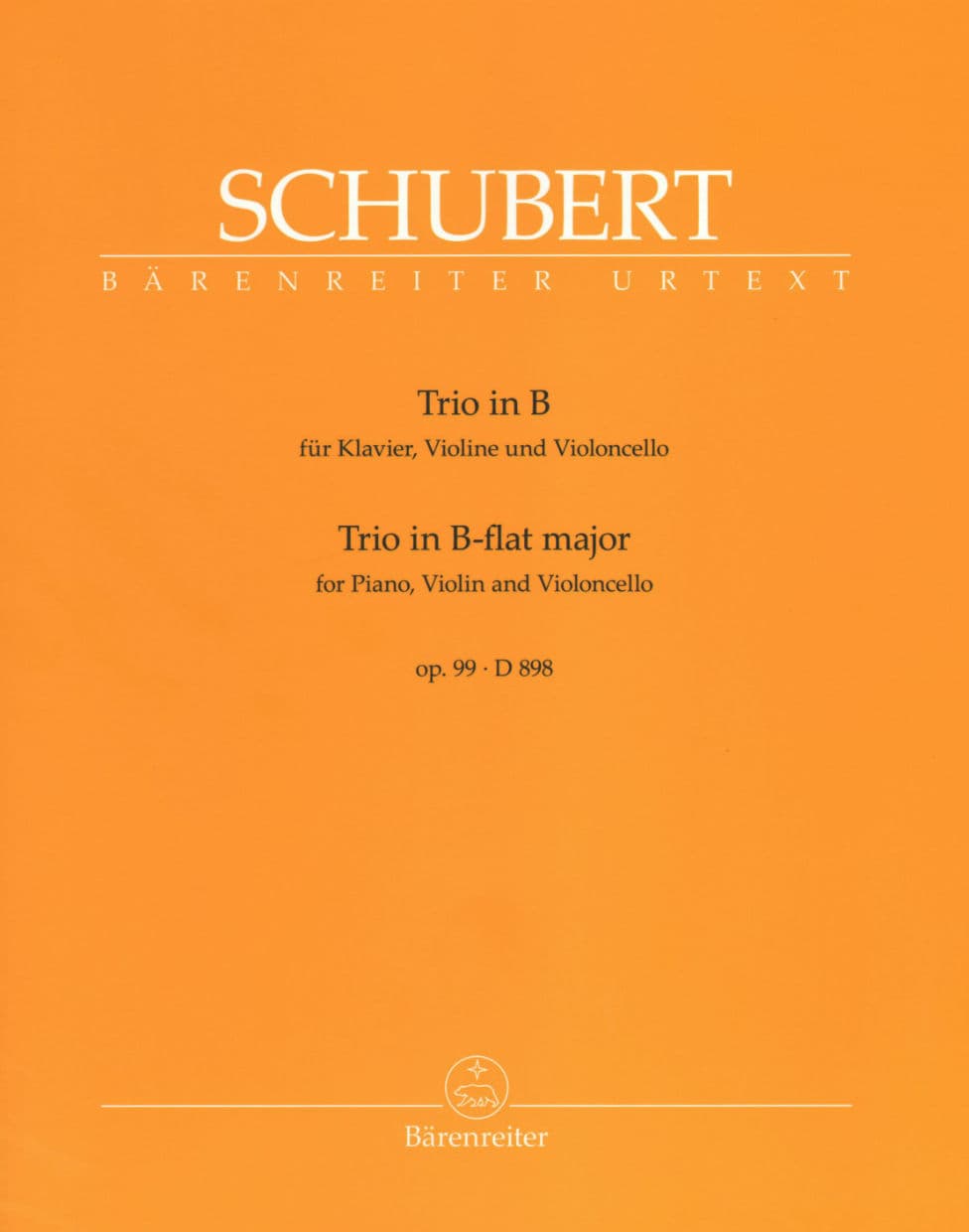 Schubert Piano Trio Op. 99 D. 898