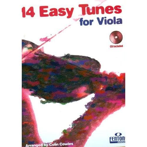 14 Easy Tunes for Viola - Viola and Piano - Book/CD set - arranged by Colin Cowles - Fentone Music Edition